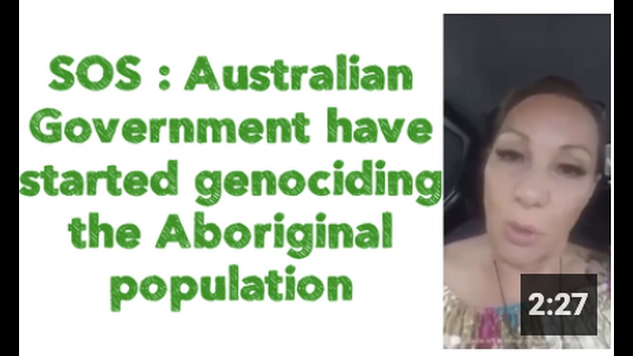 SOS Australian Government have started genociding the Aboriginal population