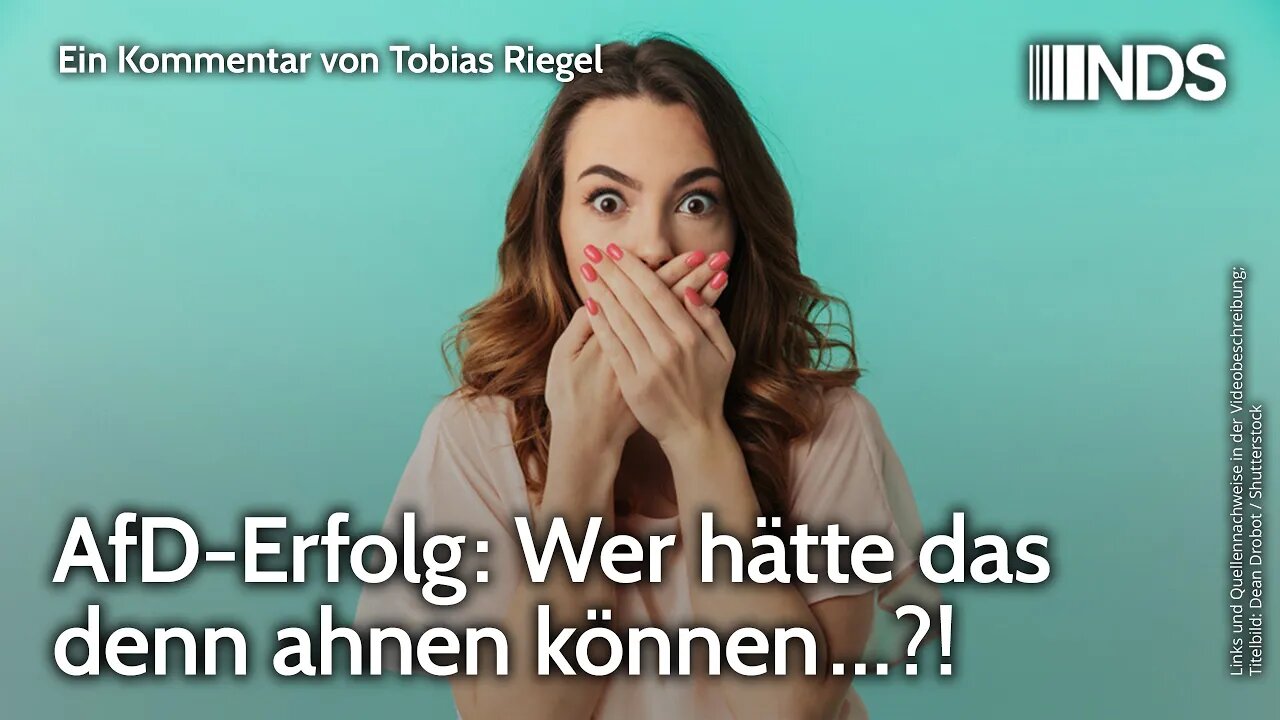 AfD-Erfolg: Wer hätte das denn ahnen können…?! | Tobias Riegel | NDS-Podcast