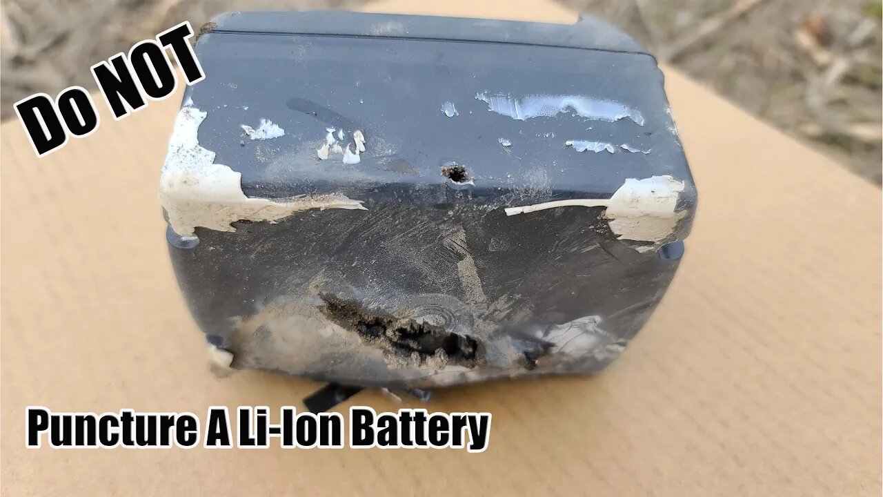 Hazards Of Puncturing Lithium Ion Batteries In Tools