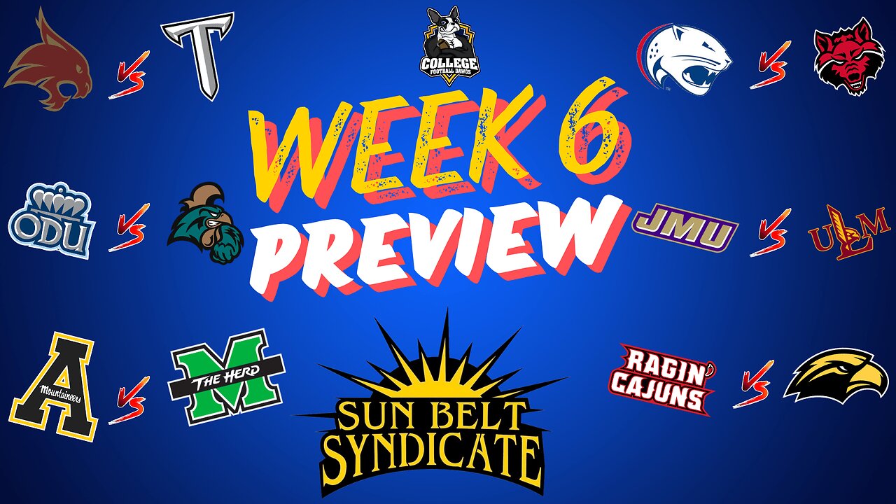 Week 6 Preview - Conference Slate Starts in Full!