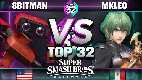 ULTIMATE 32 Top 32 - 8BitMan (R.O.B) vs. T1 | MkLeo (Byleth) - Smash Ultimate