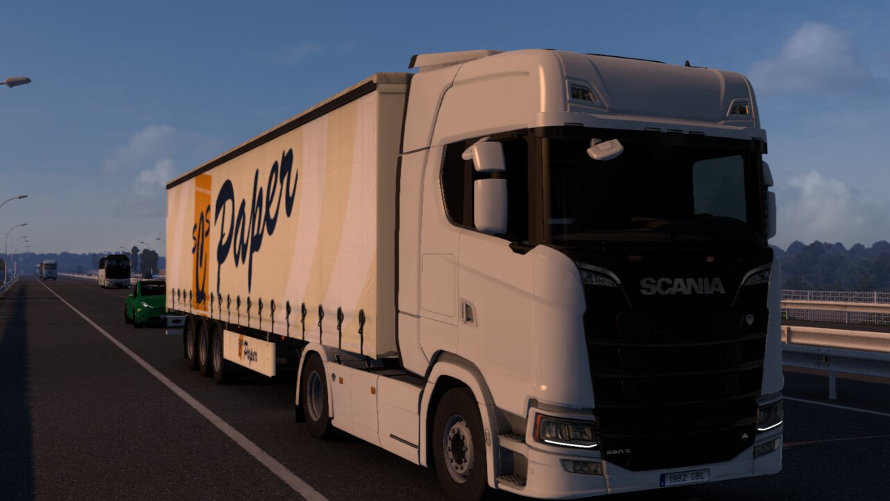 Madrid to Puertollano, Spain in ets2.