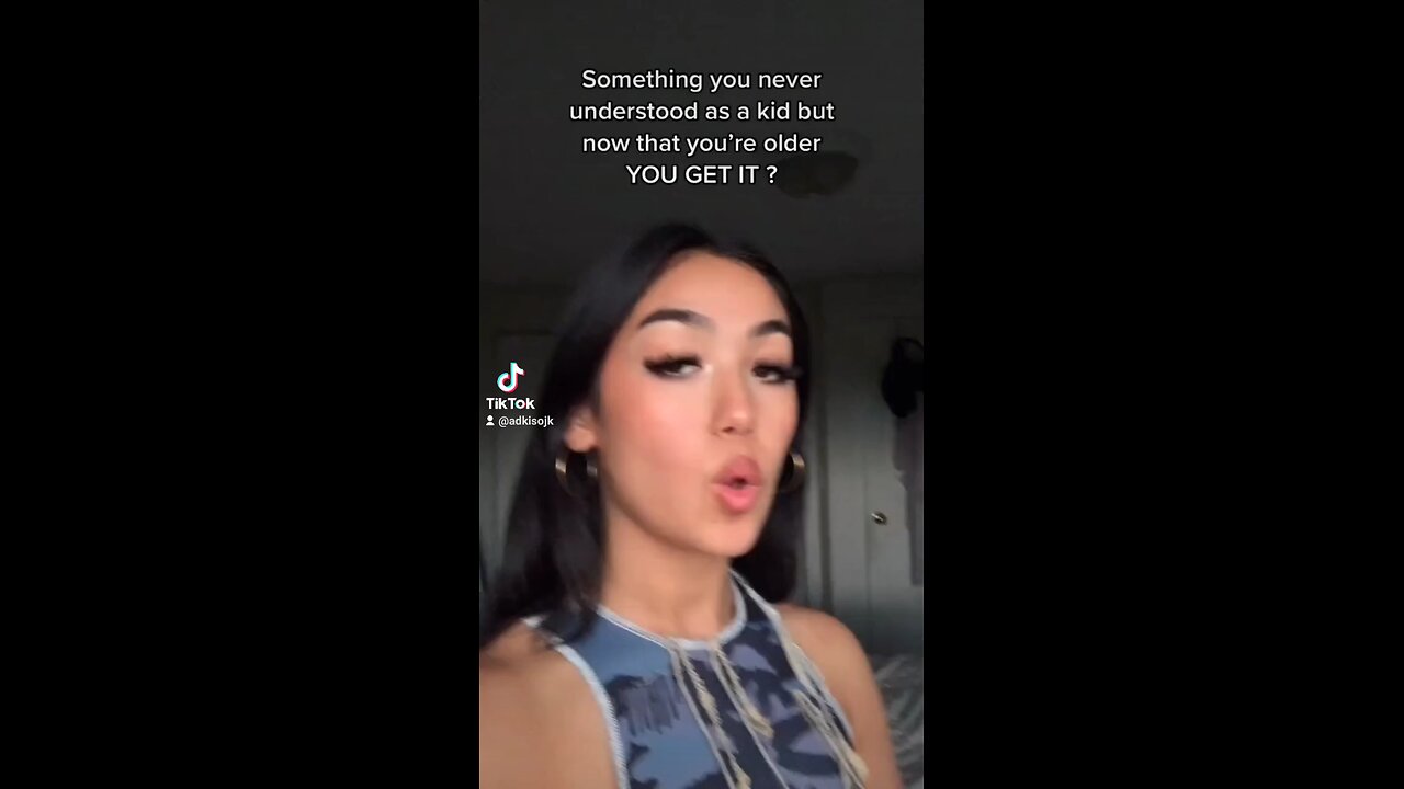 Didn't understand as a kid