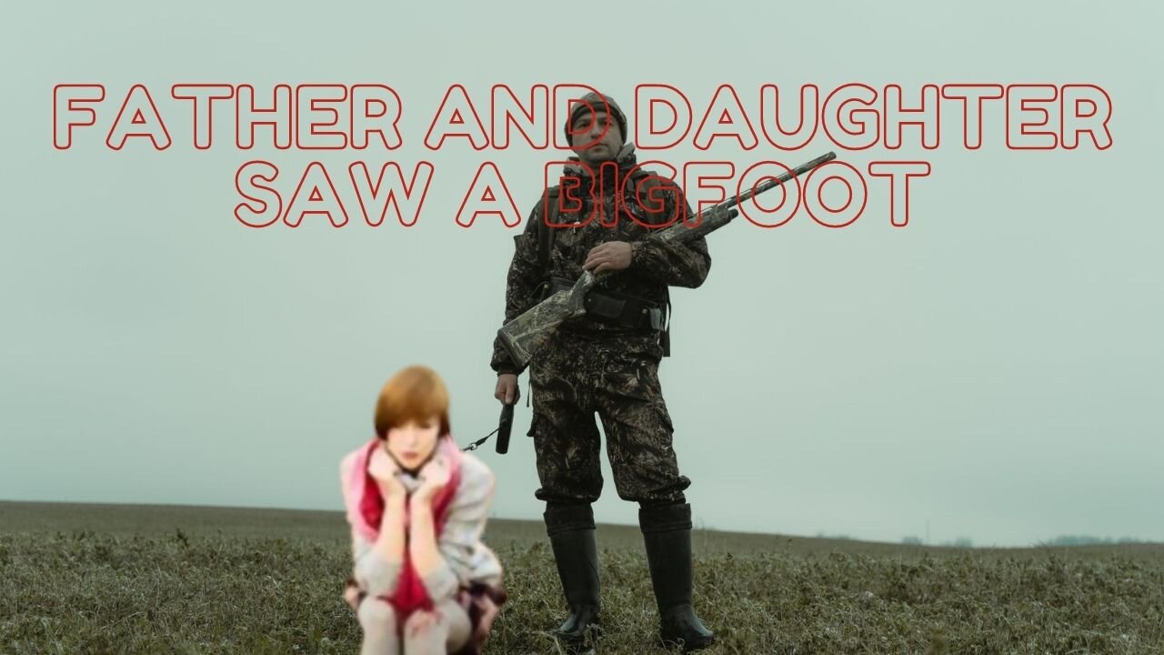 FATHER & DAUGHTER SAW A BIGFOOT