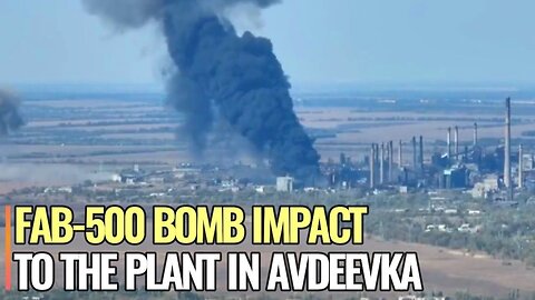 Chemical and Coke Plant in Avdeevka struck by Russian Aerospace Forces