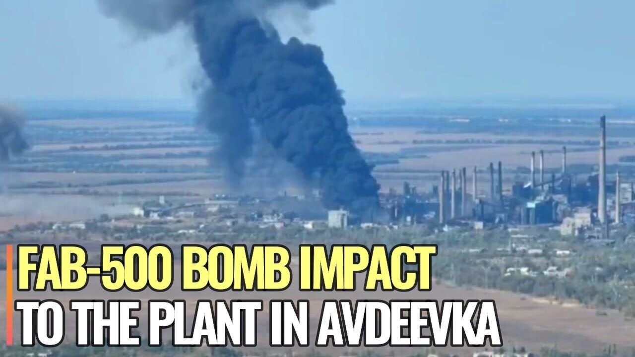 Chemical and Coke Plant in Avdeevka struck by Russian Aerospace Forces