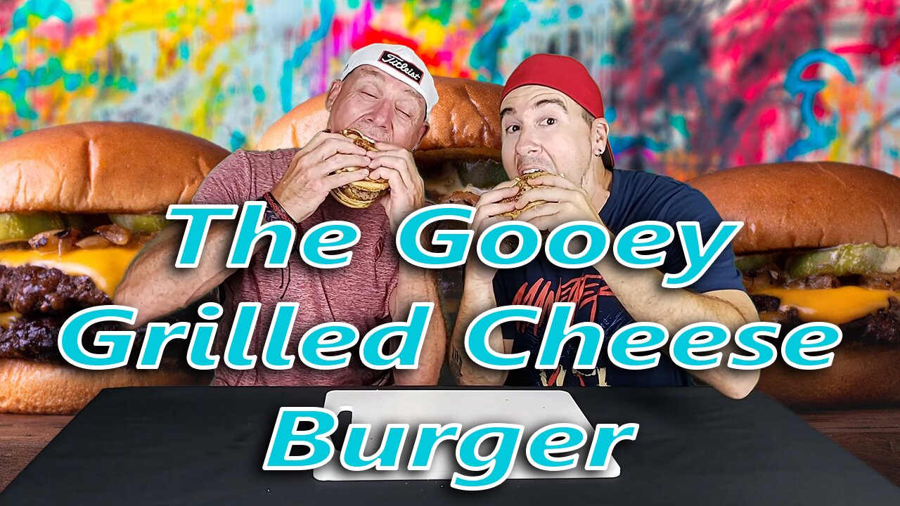 The Gooey Grilled Cheese Giant Burger - Fun With Food