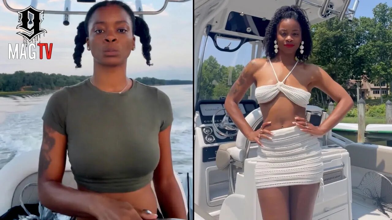 Ari Lennox Is Too Cute Driving Her New Fishing Boat! 🚤