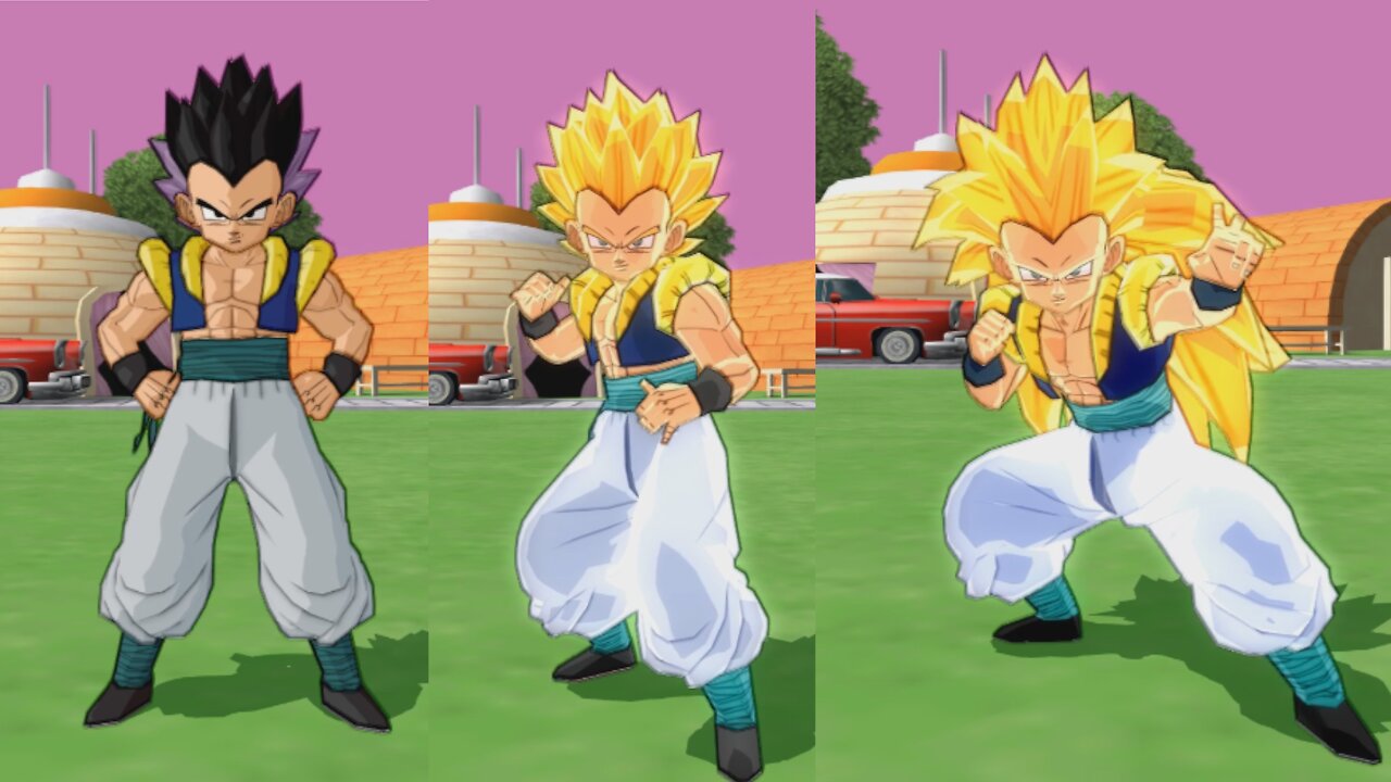 Gotenks - All Forms, Special Attacks and Costumes in DBZ Budokai Tenkaichi 4