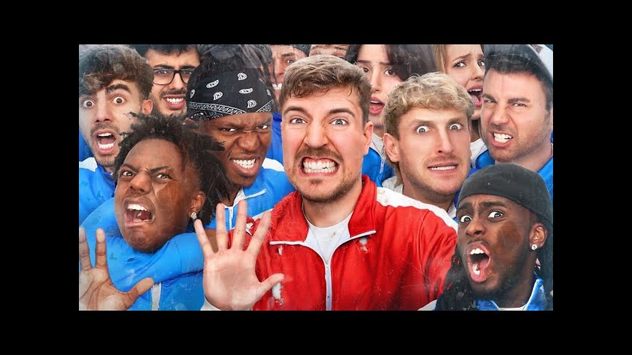 50 YouTubers Fight For $1,000,000!