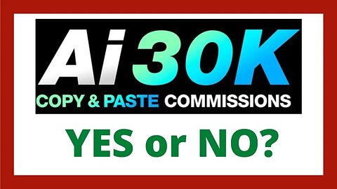 AI 30K Copy & Paste Commissions Review - Legit System