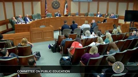 Representative James Talarico at Texas House Public Education committee 7/26/2022