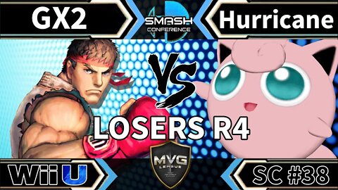 GX2 (Ryu) vs. HCG|Hurricane (Jigglypuff) - SSB4 Losers R4 - Smash Conference 38