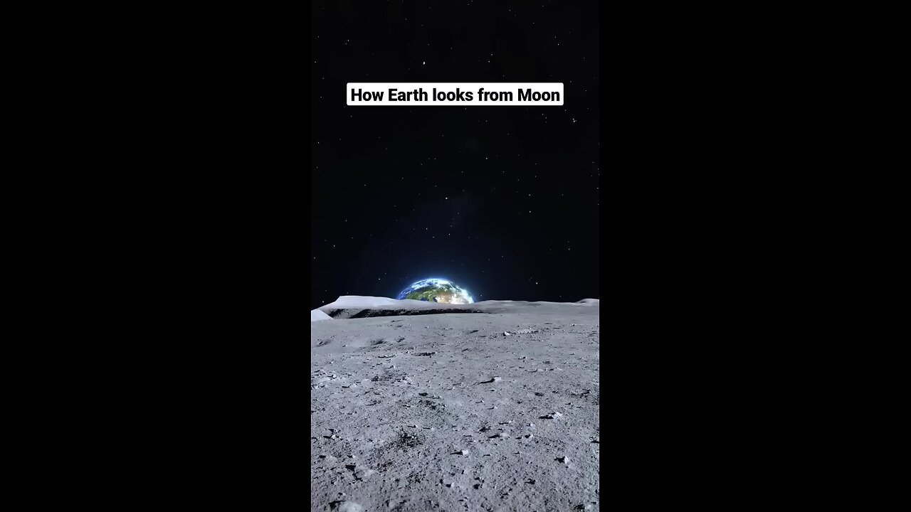 see earth from the moon