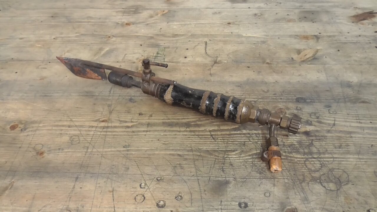 Restoration Of Antique German Soldering Iron Blowtorch