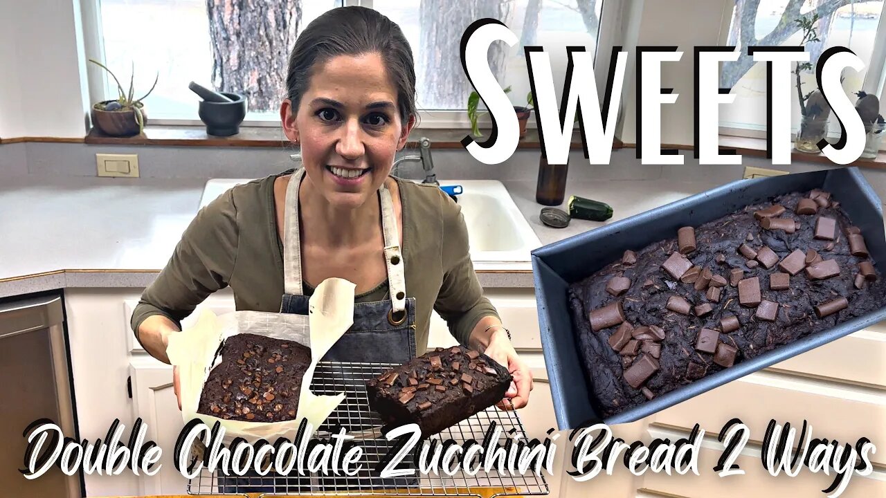 2 Double Chocolate Zucchini Bread Recipes | Gluten Free | WOF Collaboration