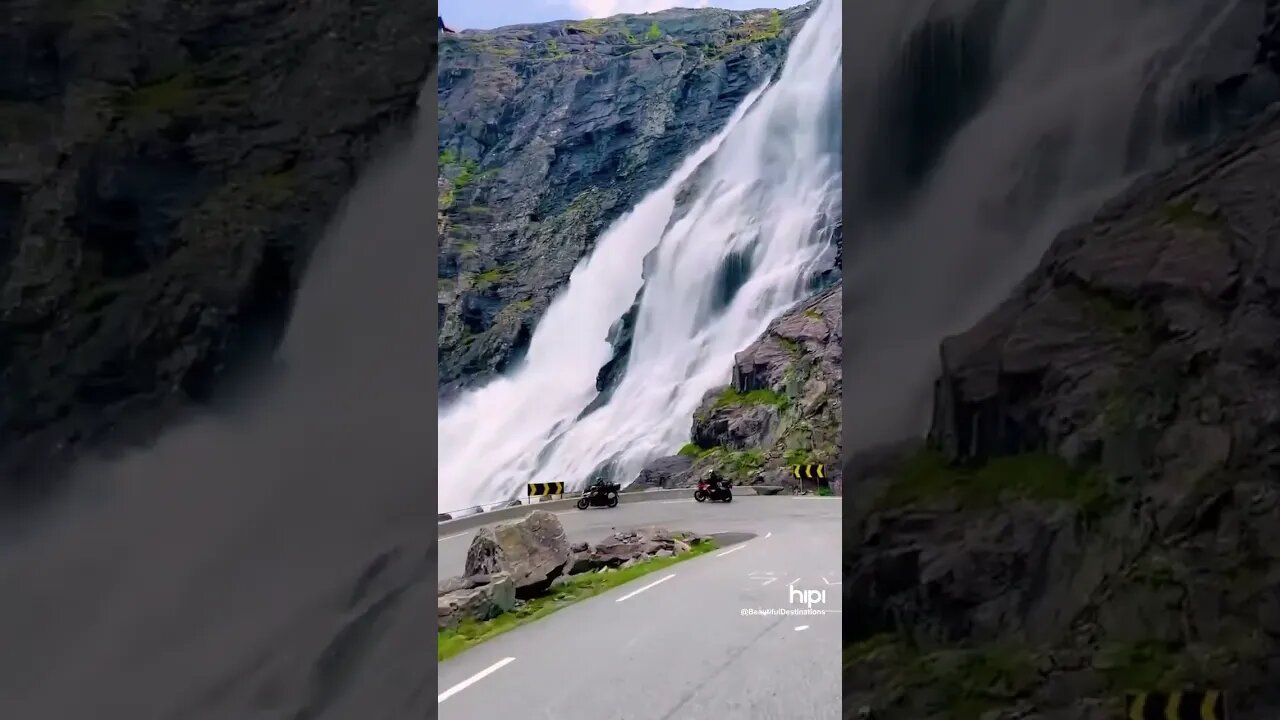 Amazing water fall. #shorts #ytshorts #viral