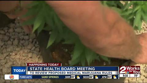 Oklahoma State Health Board to review proposed rules on medical marijuana