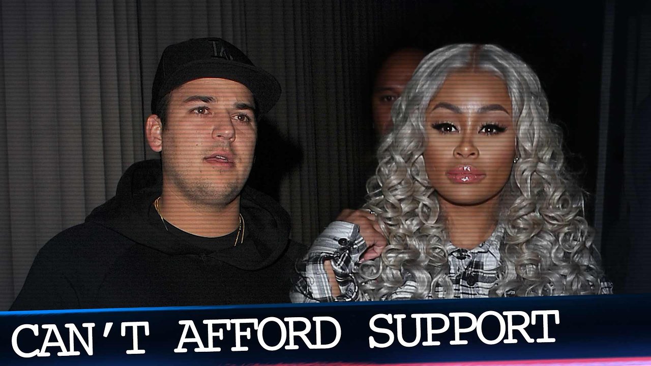 Rob Kardashian Wants Lower Child Support Because Blac Chyna Is Rich