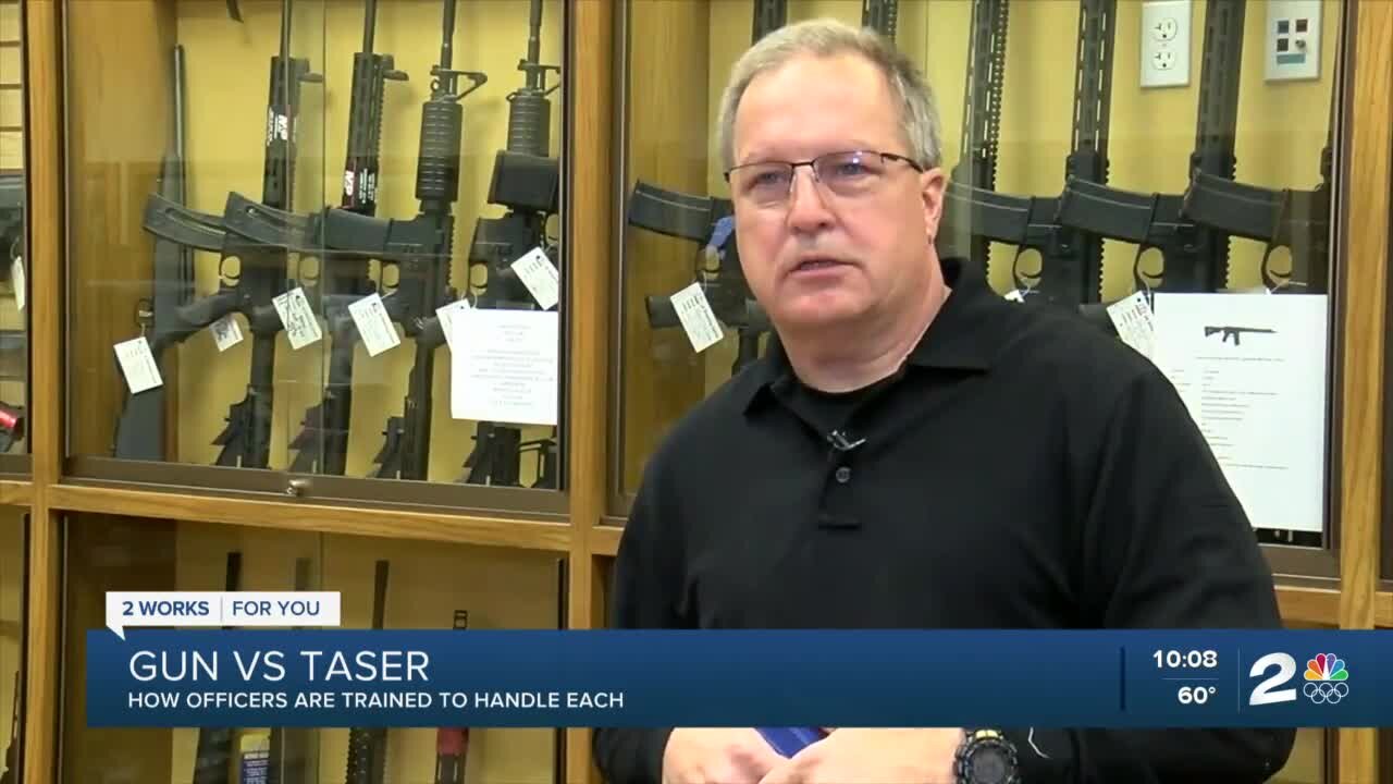 Gun vs. Taser: How officers are trained to handle each