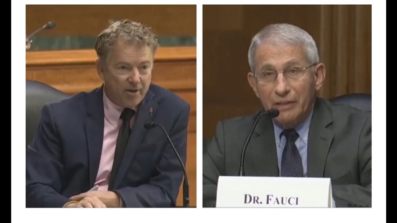 Fauci to Resign 1 DAY After Sen. Rand Paul Promises to Get to the Bottom of COVID’s Origins