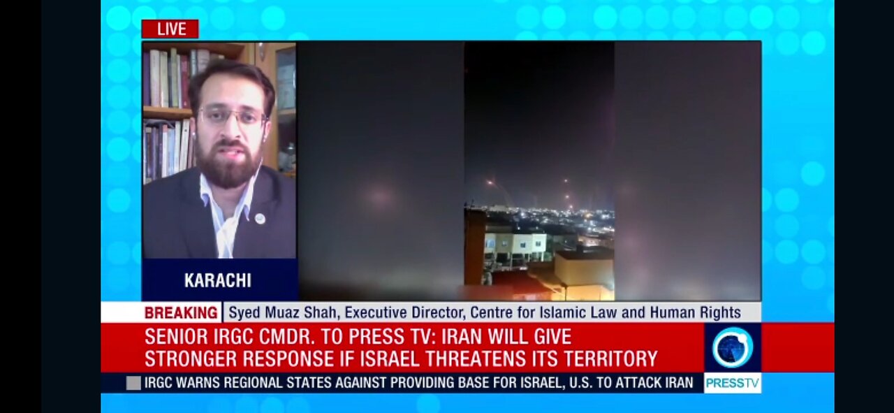 Hezbollah launches missiles at Israel. 4/13/24