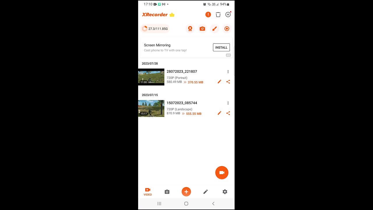 game play video