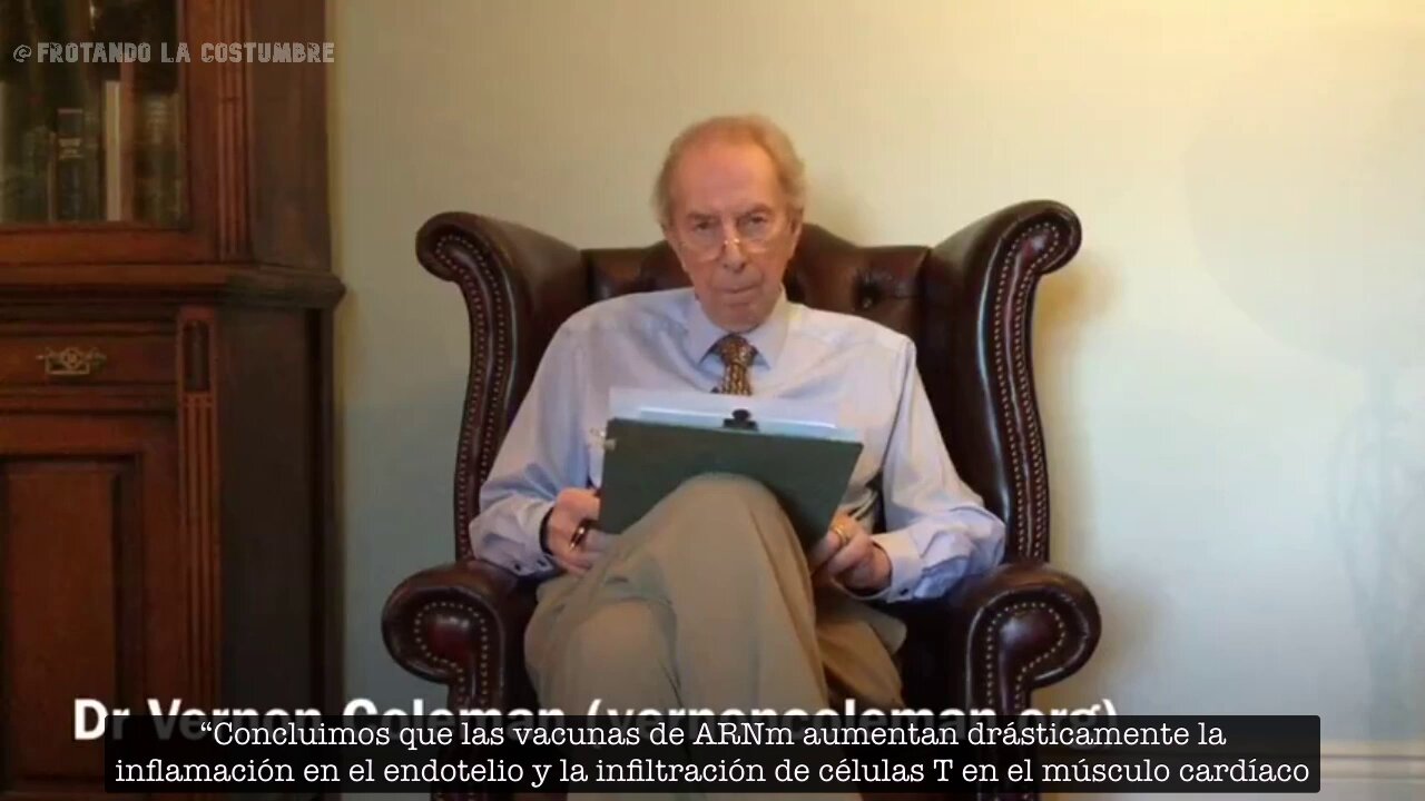 Dr. Vernon Coleman: "No es un tratamiento médico: es una matanza"