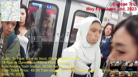 May 7th, 2023 25e Train: Antony to Paris Gare du Nord