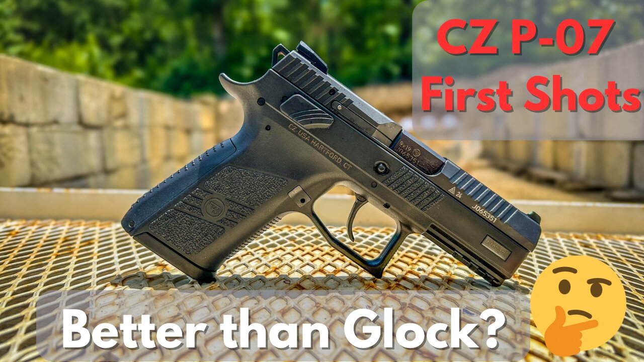 CZ P-07 First Shots..Better Than Glock? #CZ #FirstShots #CZLife #glock