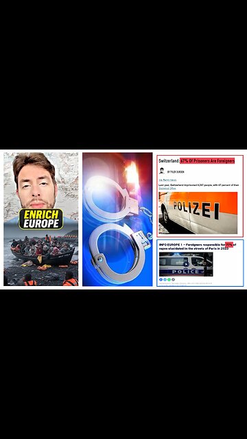 Has mass migration enriched Europe ❓Some terrifying crime statistics