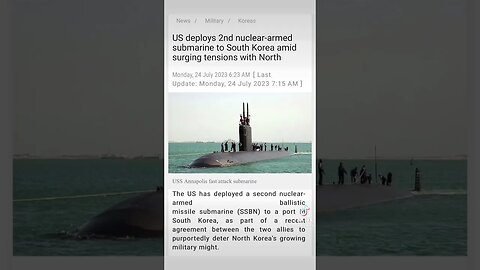 #Short: #NorthKorea #USA #Submarine #SouthKorea
