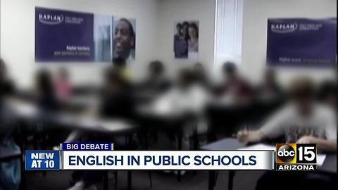 Should english be official language of Arizona public schools?