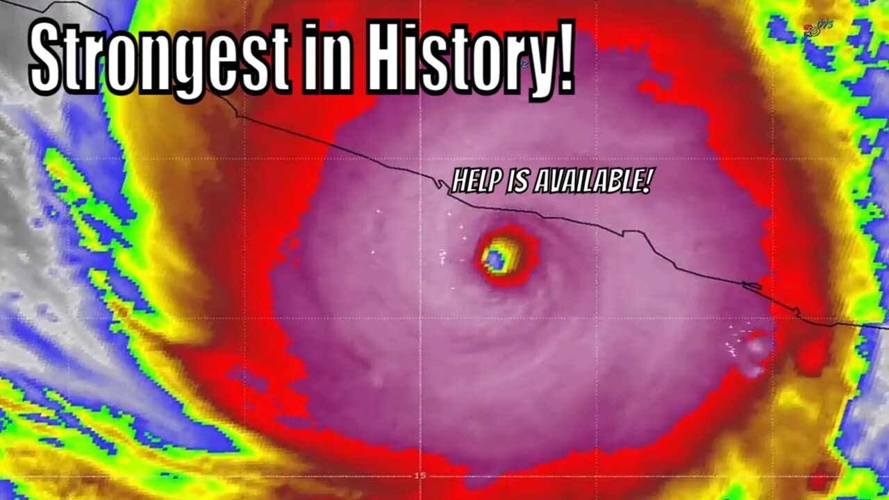 The Strongest Hurricane In History Making Landfall In Mexico!