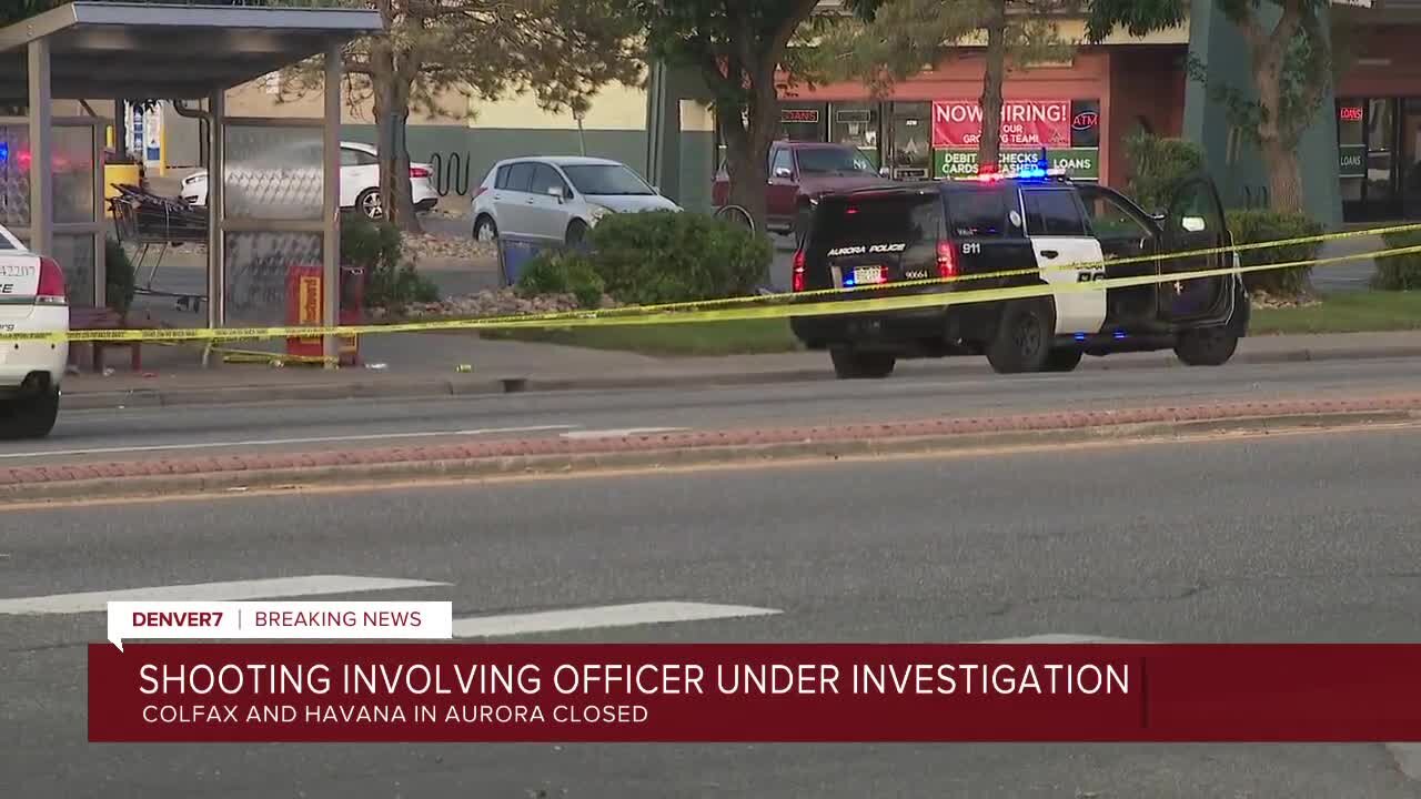 One person died in shooting Wednesday, involving Aurora police, near East Colfax Avenue and Havana Street