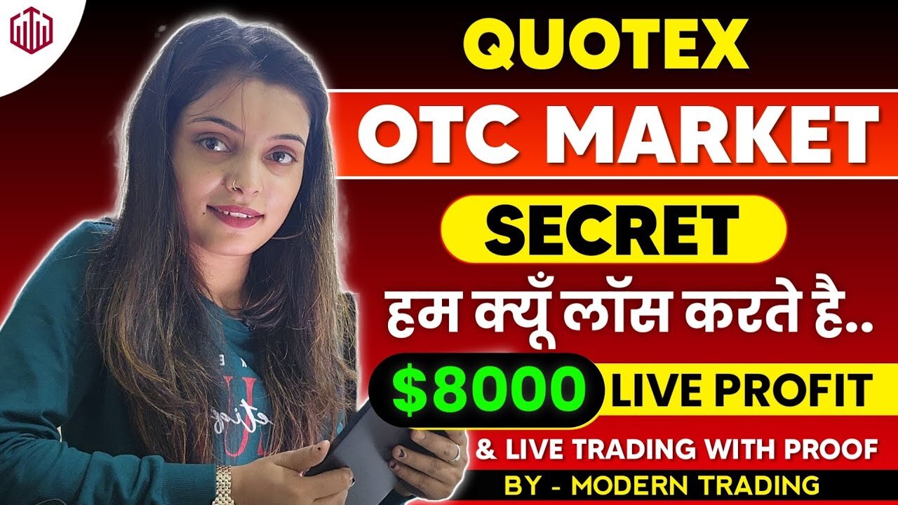 SECRETS OF Quotex OTC MARKET🤑🤑 $7000+ LIVE PROFIT with Live trading