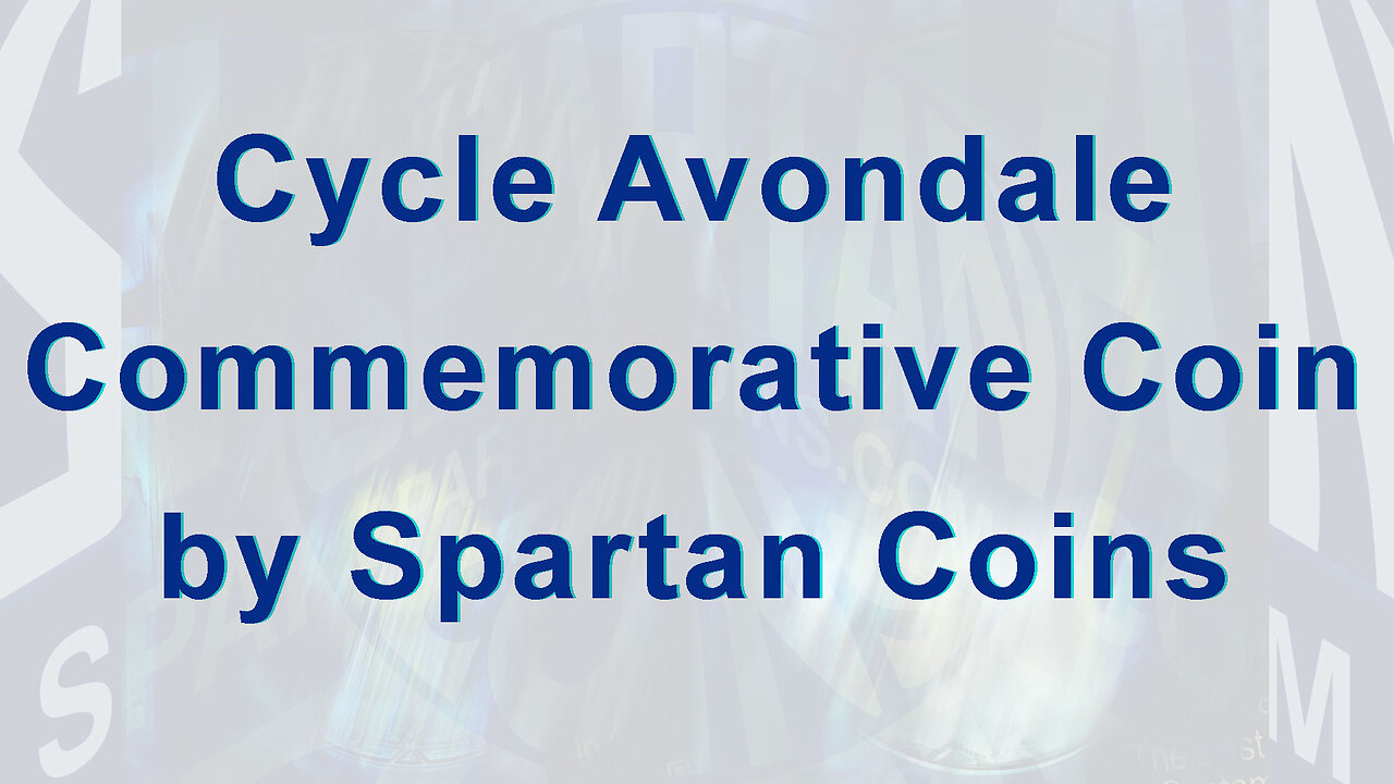 Cycle Avondale Commemorative Coin by Spartan Coins