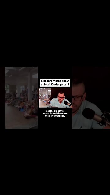 Libs throw Drag Show at local Kindergarten! #shorts