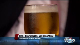 Driving under the influence, New Years Eve, advice from first responders