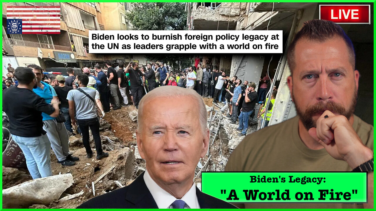 UN SPEECH: A Biden Legacy | Ep 396 | 24SEP2024 | LIVE @ 9:30A