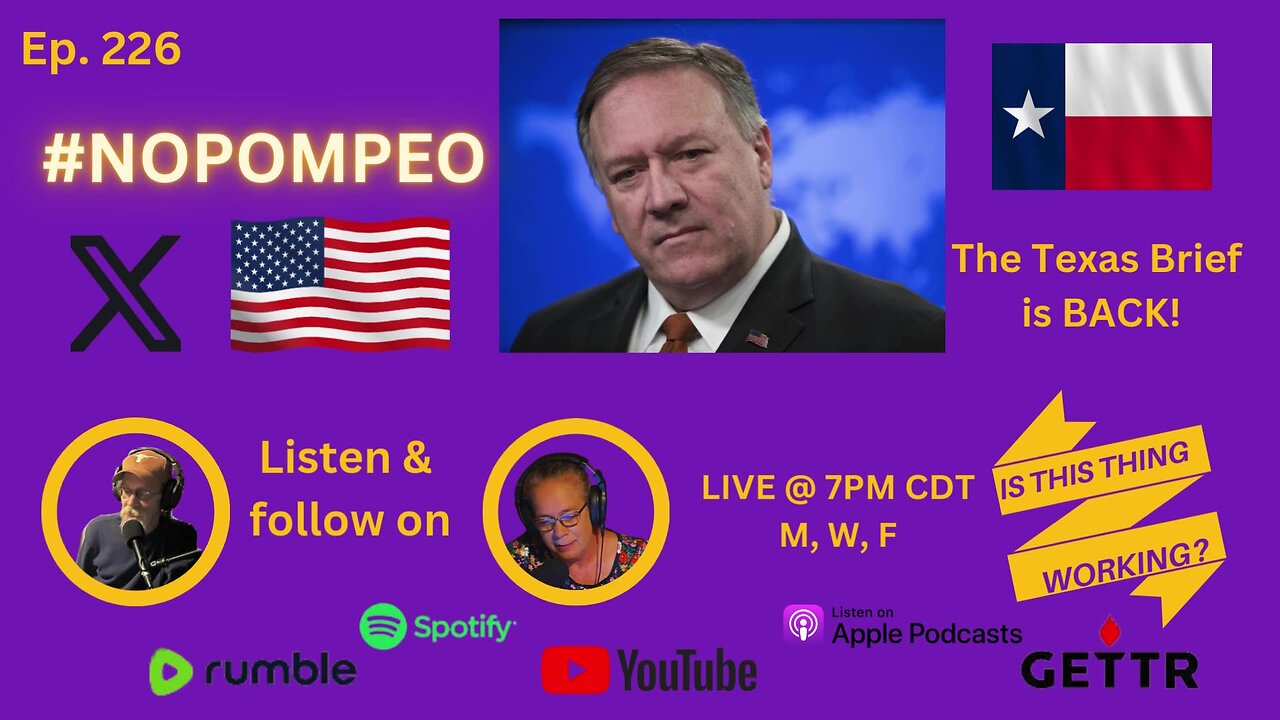 Ep. 226 #nopompeo