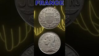France 50 francs 1962.#shorts #coinnotesz