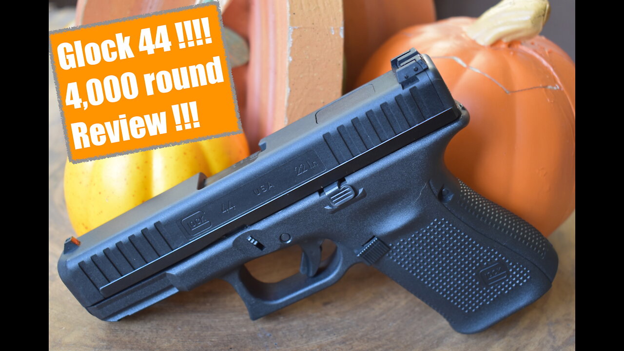 Glock 44 4,000 Round Review!!! Ammo Issues, Glock Triggers and Sight Hack wrap up