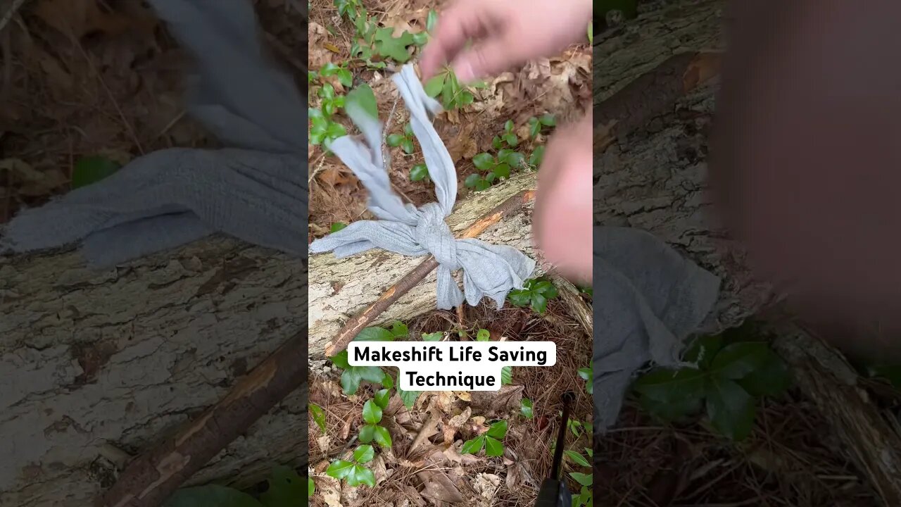 Makeshift life-saving technique #survival #hacks #medical