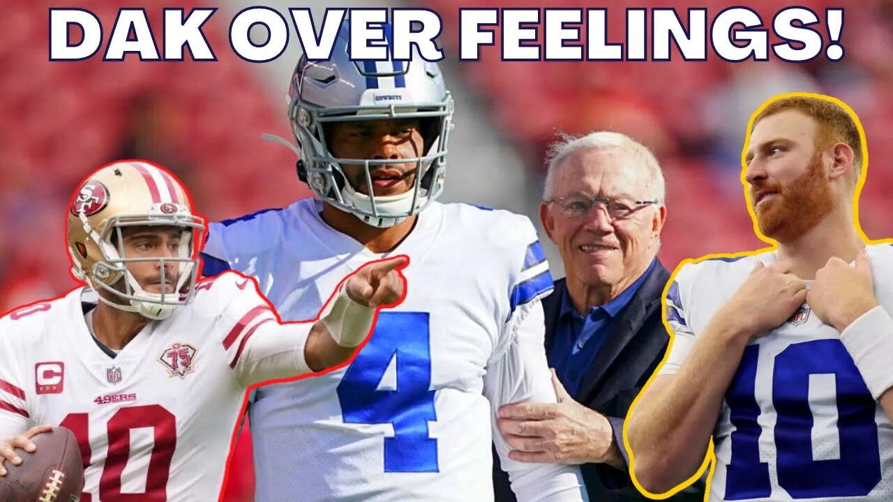 Jerry Jones ENDS Cooper Rush Over Dak Rumors! 49ers Win & Team Chemistry with Jimmy Garoppolo