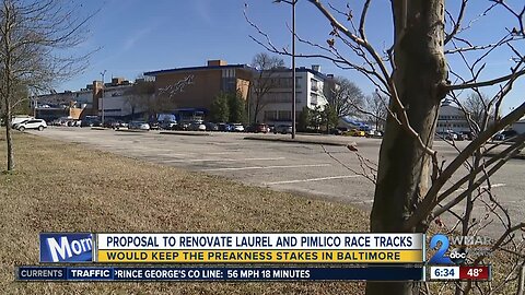 Proposal to renovate Laurel, Pimlico race tracks would keep Preakness in Baltimore