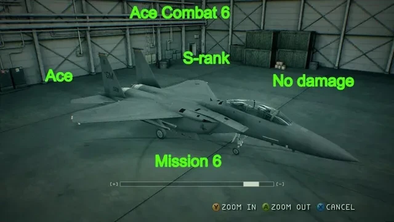 Ace Combat 6 Mission 6, Ace, S-Rank, No Damage, F-15E only