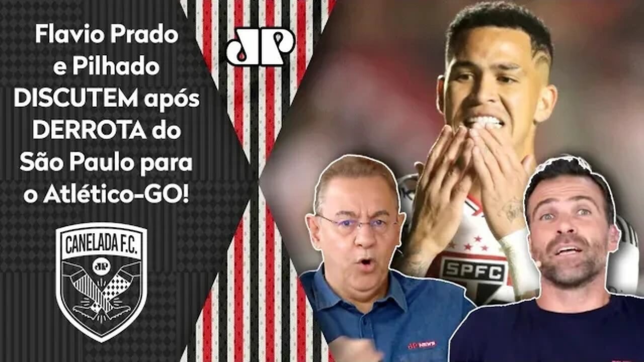 TRETA! "QUÊ??! Cara, o São Paulo É UM TIME que..." DEBATE PEGA FOGO após 3 a 1 do Atlético-GO!