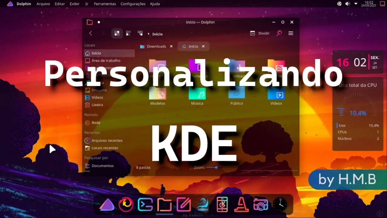 Como personalizar EndeavourOS KDE - Tema Harmony