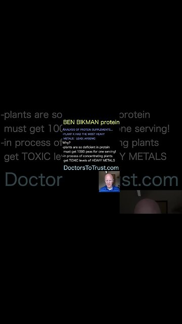 BEN BIKMAN plant protein is very risky